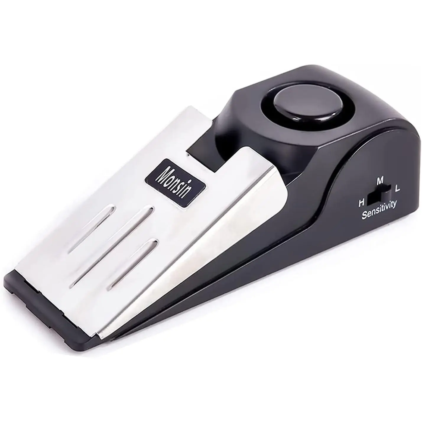 Door Stop Alarm, Door Stopper with 120DB Security Alarm, Floor Wedge Doorstop for Travel Apartment Home House (Pack of 1)