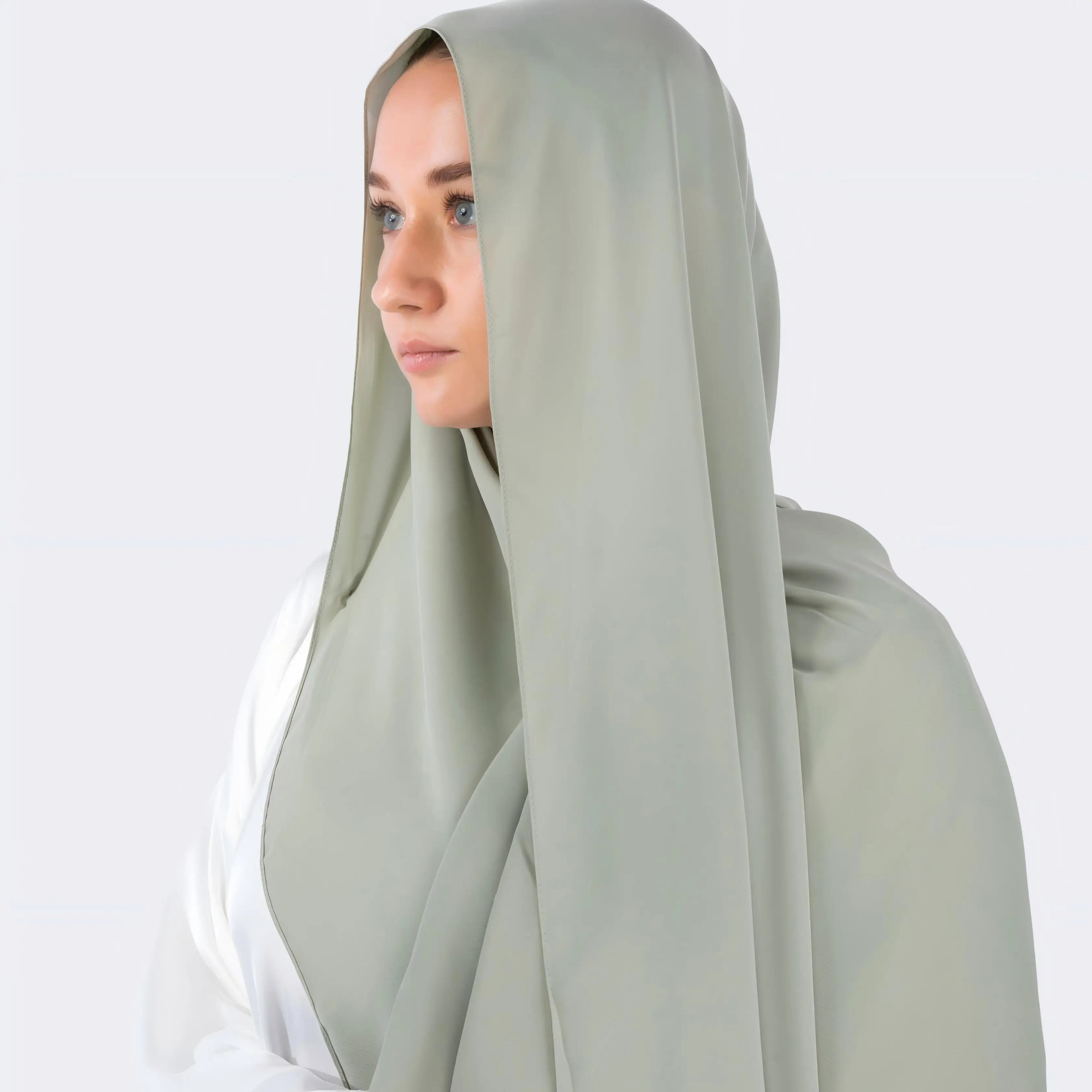 High Density Chiffon Hijab - High Density Design, Lightweight and Versatile Fabric, Not See Through Perfect for Everyday Wear Women Muslim Fit Islamic