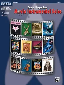 USED-Easy Popular Movie Instrumental Solos: Trumpet, Book & Online Audio/Software [With CD] by Alfred Music (Paperback)