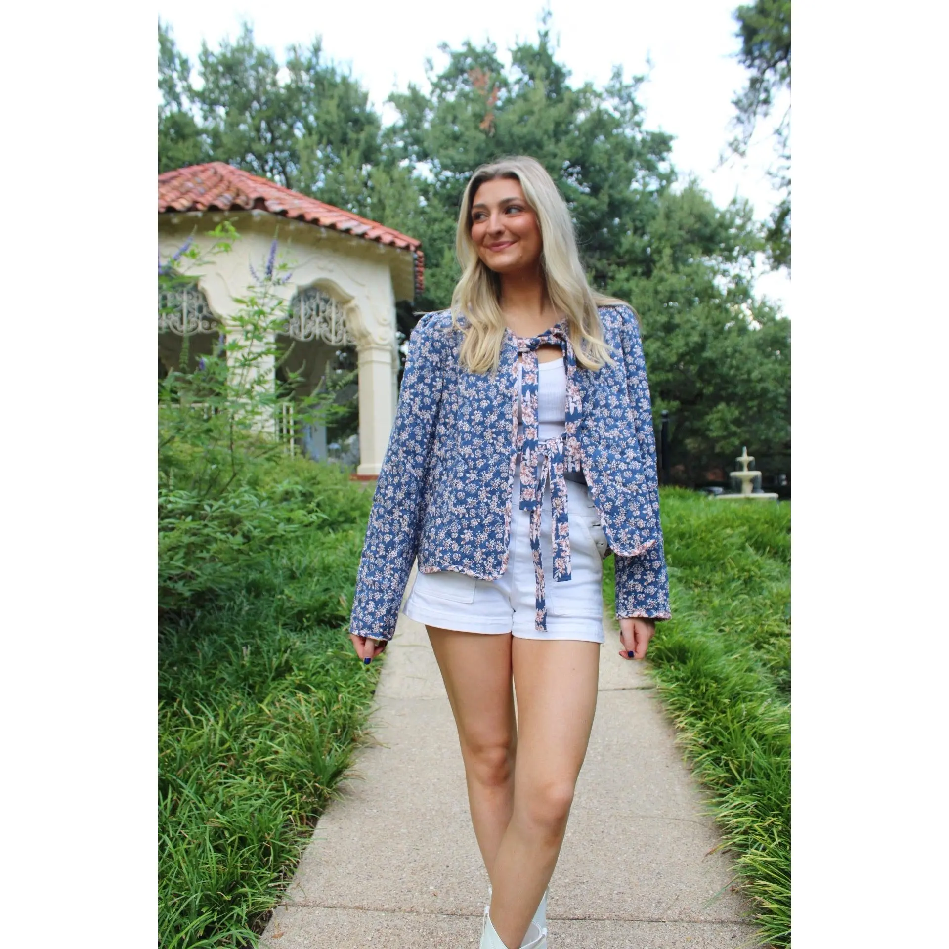 Floral Fun Quilted Jacket