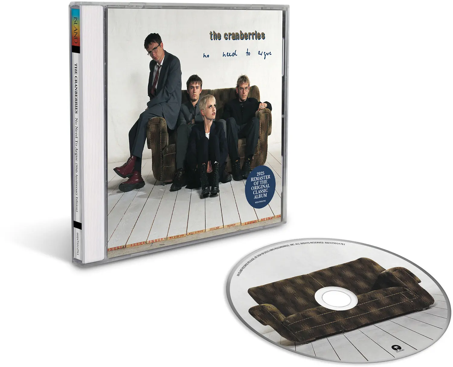 The Cranberries - No Need To Argue (30th Anniversary)  [COMPACT DISC - CD] Anniversary Ed, Rmst