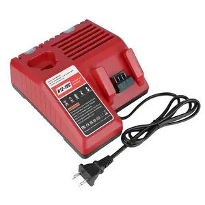 M12 & M18 Multi-Voltage Battery Charger Replacement for Milwaukee Rapid Charger 48-59-1812 - Compatible with Milwaukee M12 12V and M18 18V Lithium-ion Battery 48-11-2420 48-11-2401 48-11-1840