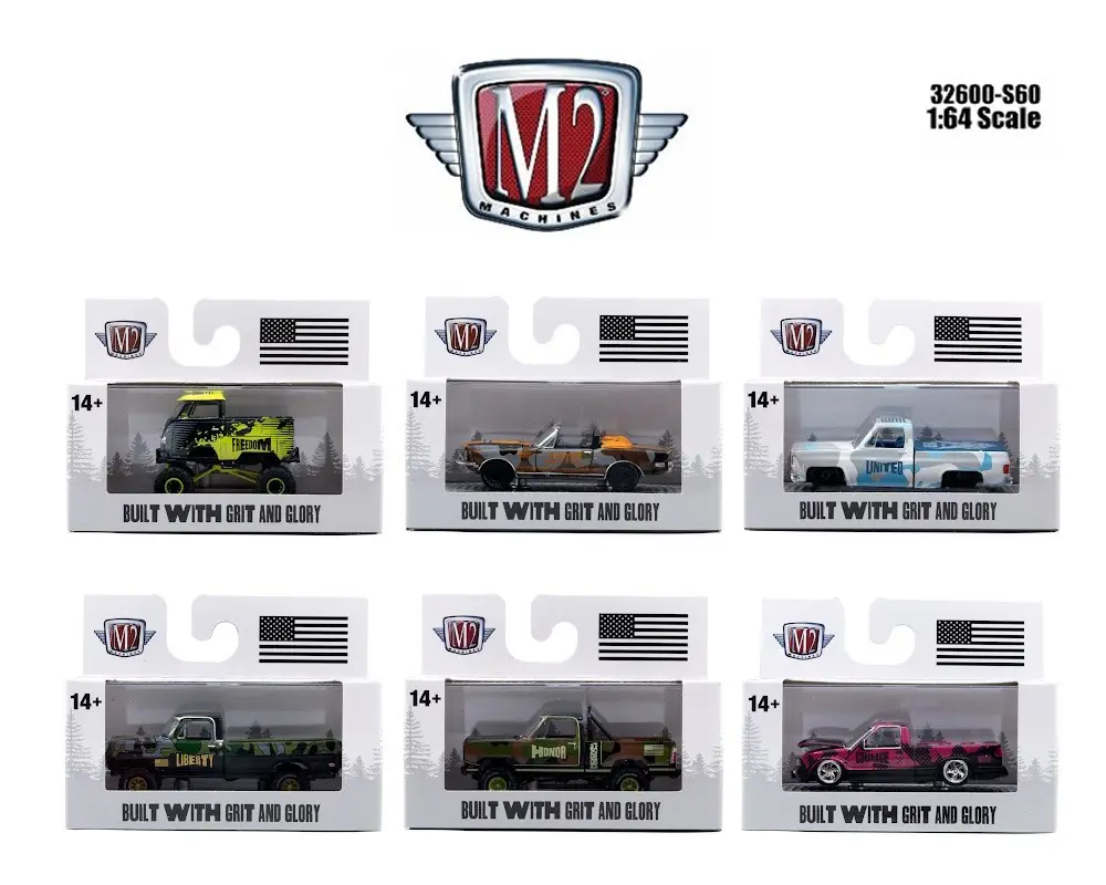 M2 Machines 1:64 Detroit-Muscle S60 Special Assortment Choose & Pick 32600S60-P8