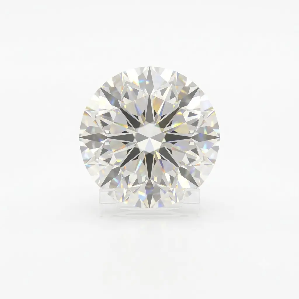 Loose Lab Grown Diamond Round Brilliant Cut IGI Certified VVS Clarity Sparkling Diamond Eco-Friendly Ethical Gems for Custom Engagement Ring DIY Jewelry Making Gift