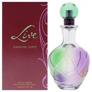 Jennifer Lopez Live Eau de Parfum for Women - 3.4 fl oz EDP Spray, Single Item with Wood and Lemon Base