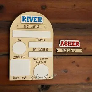 Interchangeable First/Last Day of School Sign