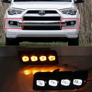 [LED FACTORY MART]  4 Eyes LED Fog Lights for 4Runner Limited 2014–2023 | Premium Aggressive Front-End Look, Easy Install