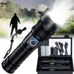 2 Pack Rechargeable LED Flashlights High Lumens,Outdoor 90,000LM Super Bright Flashlight,Adjustable Powerful Flash Light,Waterproof Handheld Flashlight for Home Camping,Thanksgiving decor,BlackFriday&Cyber Monday,Christmas gifts daily emergency