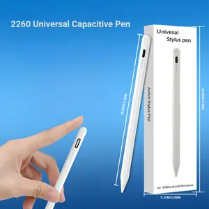 Stylus Pen,  Fast Charge Active Pencil with Palm Rejection Tilt Sensitivity, Active Touch Screen Pencil Compatible with iPad 6/7/8/9/10,iPad mini5/6, Air3/4/5. iPad Pro12.9&11,Android  -White