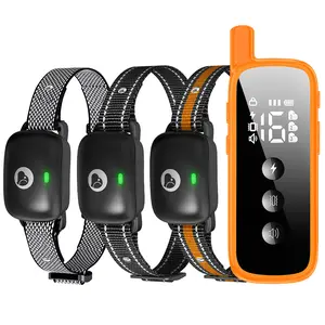 Dog Training Collar with Remote, 2500ft Range, 3 Modes: Buzz, Vibrate, Shock, Ip67 Waterproof, Rechargeable Collars, Suitable for All Breeds