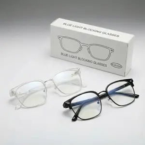 2026 New Blue Blocker Glasses for Men & Women, Black Metal Computer Gaming Glasses with Blue Ray Filter,Bluelight Glasses Women & Men, Computer Glasses, Party Glasses,Reading Glass Woman and Men