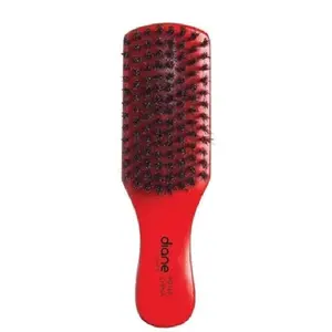 Diane Reinforced Boar Club Brush Red - Firm Bristles #D168