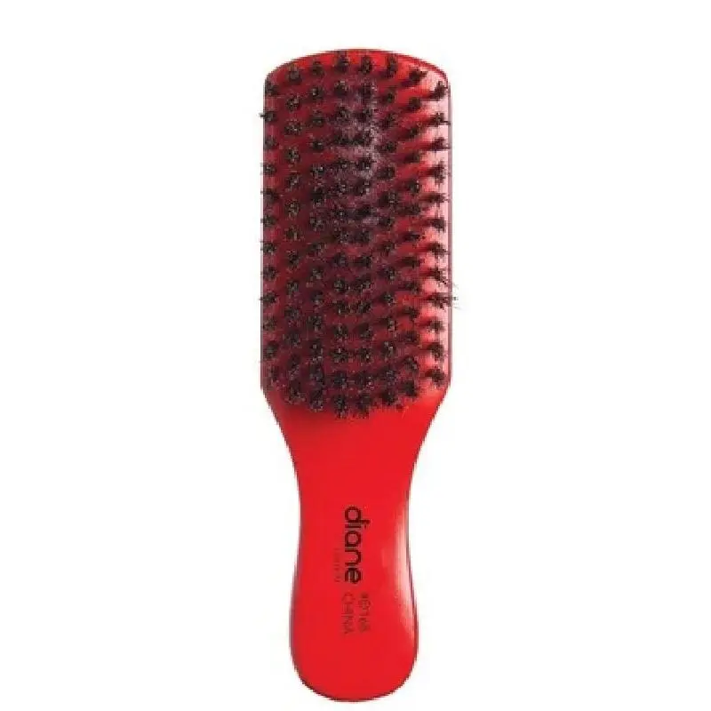 Diane Reinforced Boar Club Brush Red - Firm Bristles #D168
