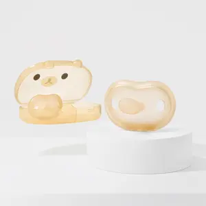2 Pack Newborn Silicone Pacifiers, Ultra-Light One-Piece Design, Sensitive-Skin Shield, BPA-Free for Breastfed Babies 0-6 Months