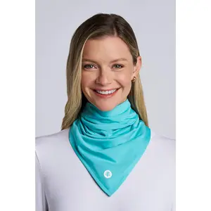 Unisex Virasana Performance Bandana | Coolibar Blue