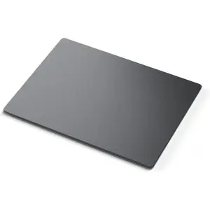 Glass Gaming Mousepad, Tempered Glass Hard  Pad,Smooth Surface, Control,Suitable for Esports  and Office Use,12.2x16.2In,Black