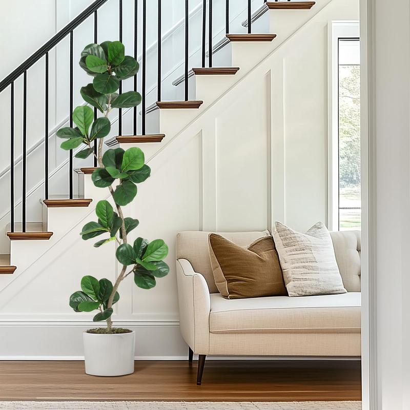 【Restock Sale】GARVEE Discover the elegance of GARVEE Artificial Rubber Trees available in 5ft, 6ft, and 7ft heights, perfect for enhancing indoor spaces with a touch of greenery and sophistication.