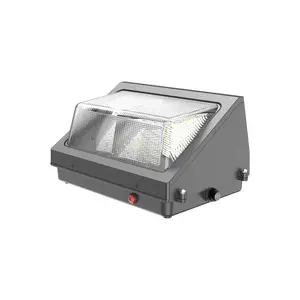 Wall Pack 60W w/Emergency Battery Backup, 7800lm, 3000K/4000K/5000K, Waterproof IP65, AC120-277V, 90mins 8w 1040lm, Commercial Outdoor Security Lighting - ETL DLC