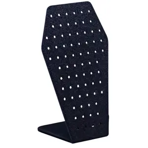 Black Coffin Shaped Jewelry Stud Display
