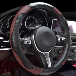 Car Steering Wheel Cover, Anti-Slip, Safety, Soft, Breathable, Heavy Duty, Full Surround, Sports Style