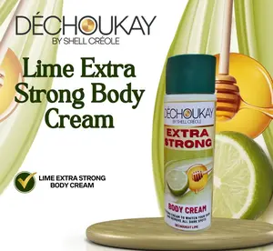 Dechoukay Lime Extra Strong Body Cream 8oz Hydrating Moisturizing Skin Care