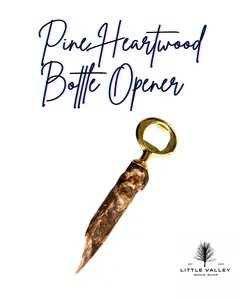 Pine Heartwood Bottle Opener