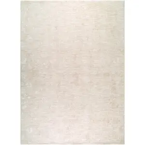 Anselm White Traditional Machine Woven Area Rug