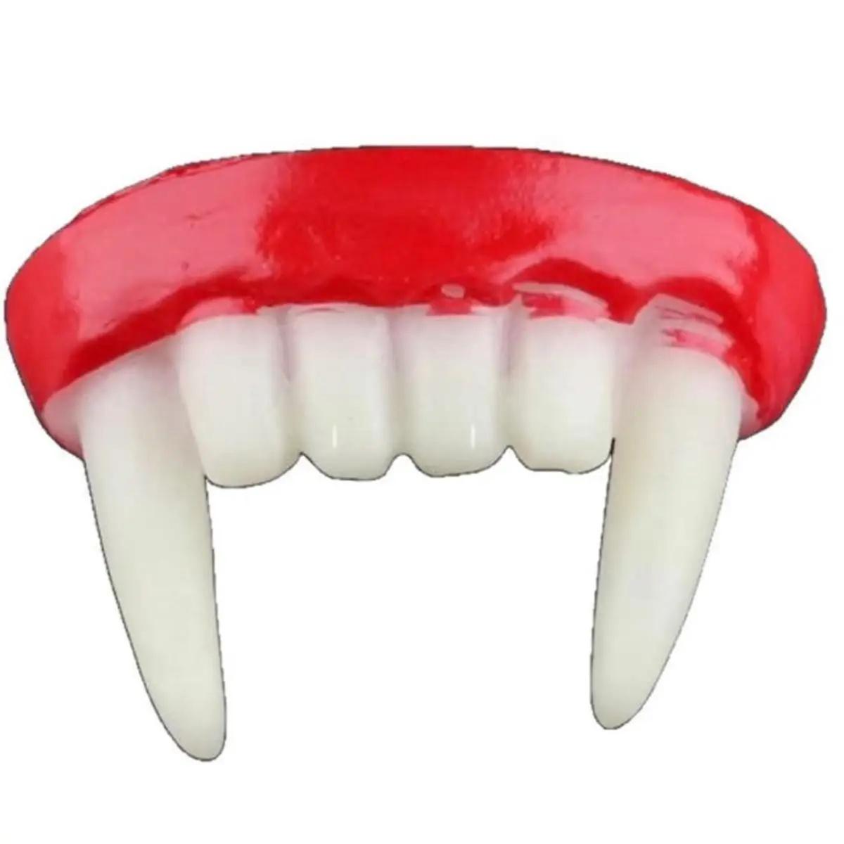 2 Halloween And April Fool'S Day Horror Vampire Fangs, Halloween Party Props, Role-Playing Performance Props, Horror Atmosphere Props, Carnival Party Supplies