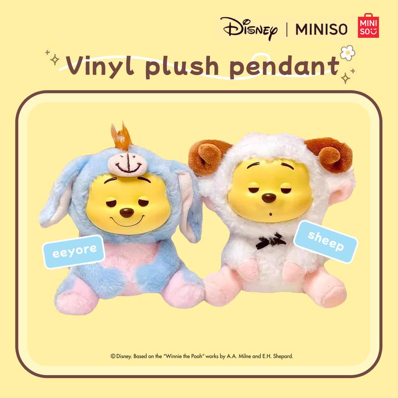 【Holiday Gift】Disney Winnie the Pooh Surprise Plush Blind Box Keychain - Party Collectibles for Bags & Gifts!, Holiday & Holiday Haul