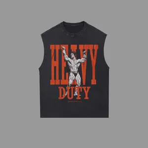 Mike Mentzer Gold's Gym Washed Tank Top, Bodybuilding Legend Graphic Vest, Fitness Shirt