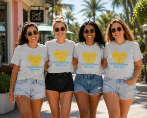 Girls Just Wanna Have Sun T-Shirt | Beach Vacation Graphic Tee | Tropical Plumeria Floral Summer Shirt | Cruise Travel Coastal Outfit