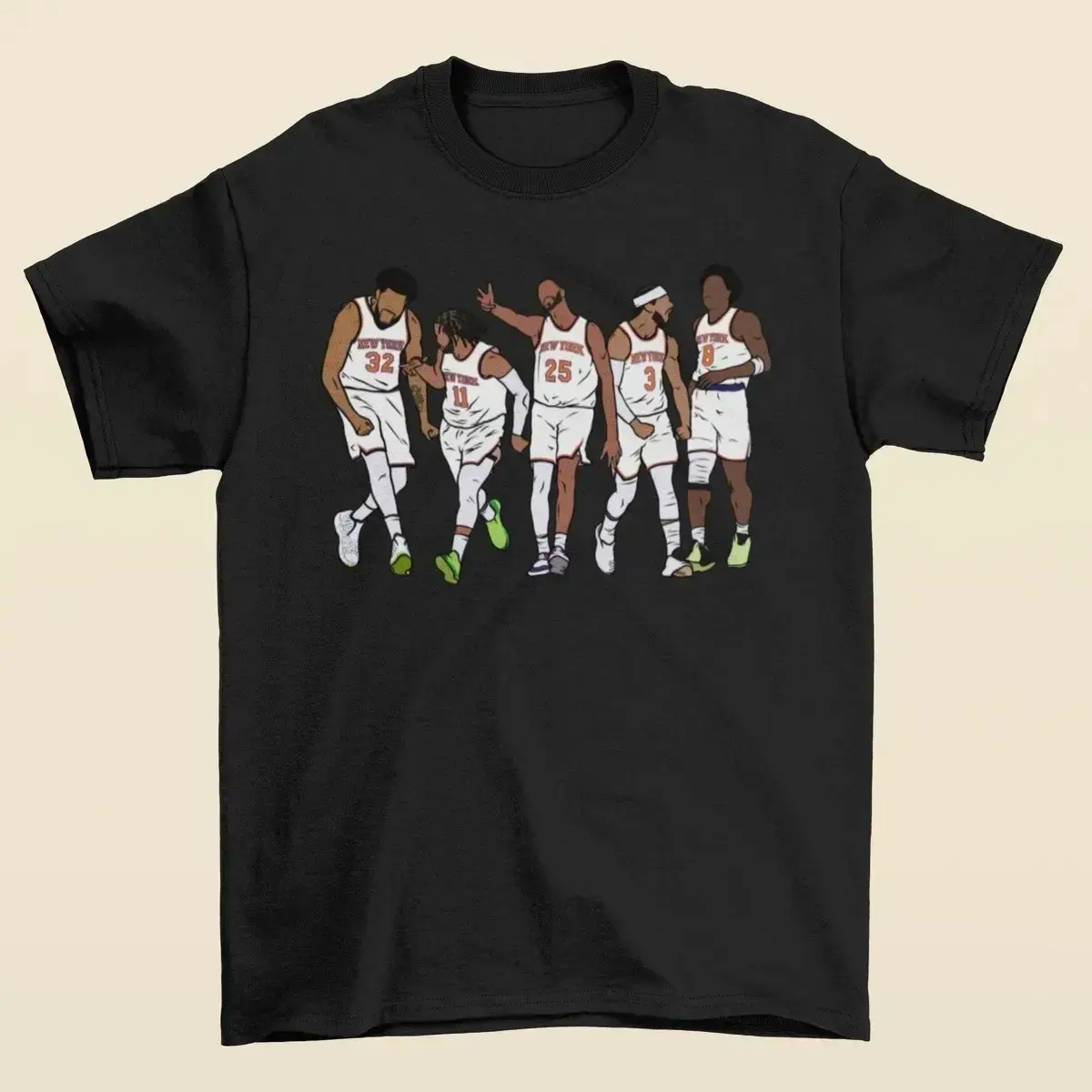 KAT Brunson Mikal Hart OG New York Basketball Graphic T-Shirt |   Unisex Adult Sizes Fan Merch