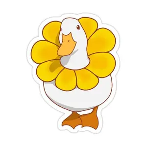 Cute Duck Tiny Feet Kawaii Style Sticker – Best Gift