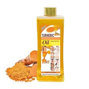 Soft 7 Turmeric oil for skin, Turmeric Oil For face and Body, Natural Moisturizing Nourishing for Face and Body Oil For All Skin Types (7 oz/Bottle)