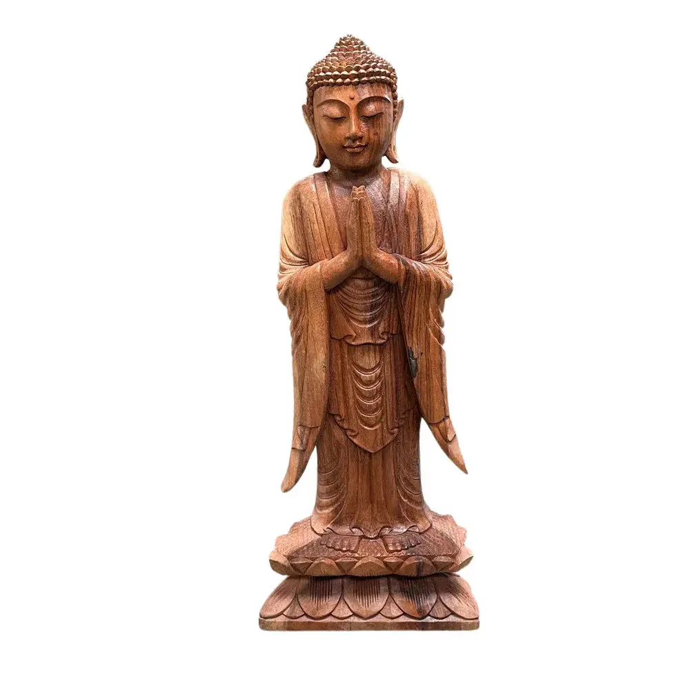 Wooden Standing Buddha