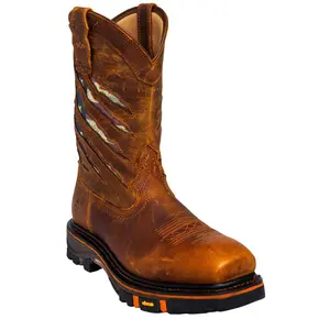 Cody James Men's Flag Western Work Boot Nano Composite Toe - Dbp-3-A