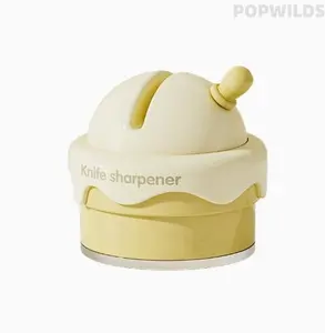 Multifunctional Suction Cup Knife Sharpener for Home Kitchens, Fast Professional Design for Effortless Sharpening of Knives & Scissors, Firm Suction Base for Stable Use, Compact Easy-Storage Indoor Recreation Essential Tool