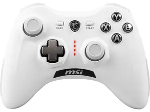MSI Force GC30V2 White Wireless Gaming Controller, Dual Vibration Motors, Dual Connection Modes, Interchangeable D-Pads, Compatible with PC & Android MSI Force GC30V2 White Wireless Gaming Controller, Dual Vibration Motors, Dual Connection Modes, Interchangeable D-Pads, Compatible with PC & Android