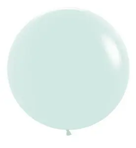 24" Sempertex Pastel Matte Green Balloons 1 count #59176