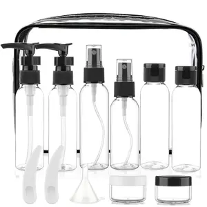 Cosywell Travel Size Bottles for Toiletries 13 Pack 2Oz TSA Approved Toiletry Bottles Leak Proof Travel Kit for Women Men TSA Clear Toiletry Bag Shampoo Lotion Skincare Cosmetic Container
