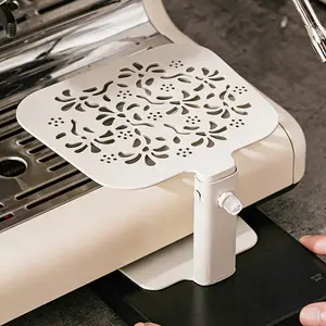 Coffee Weighing Rack, Espresso Machine Electronic Scale Stand, Carbon Steel Coffee Rack, Easy to Use, Durable Design