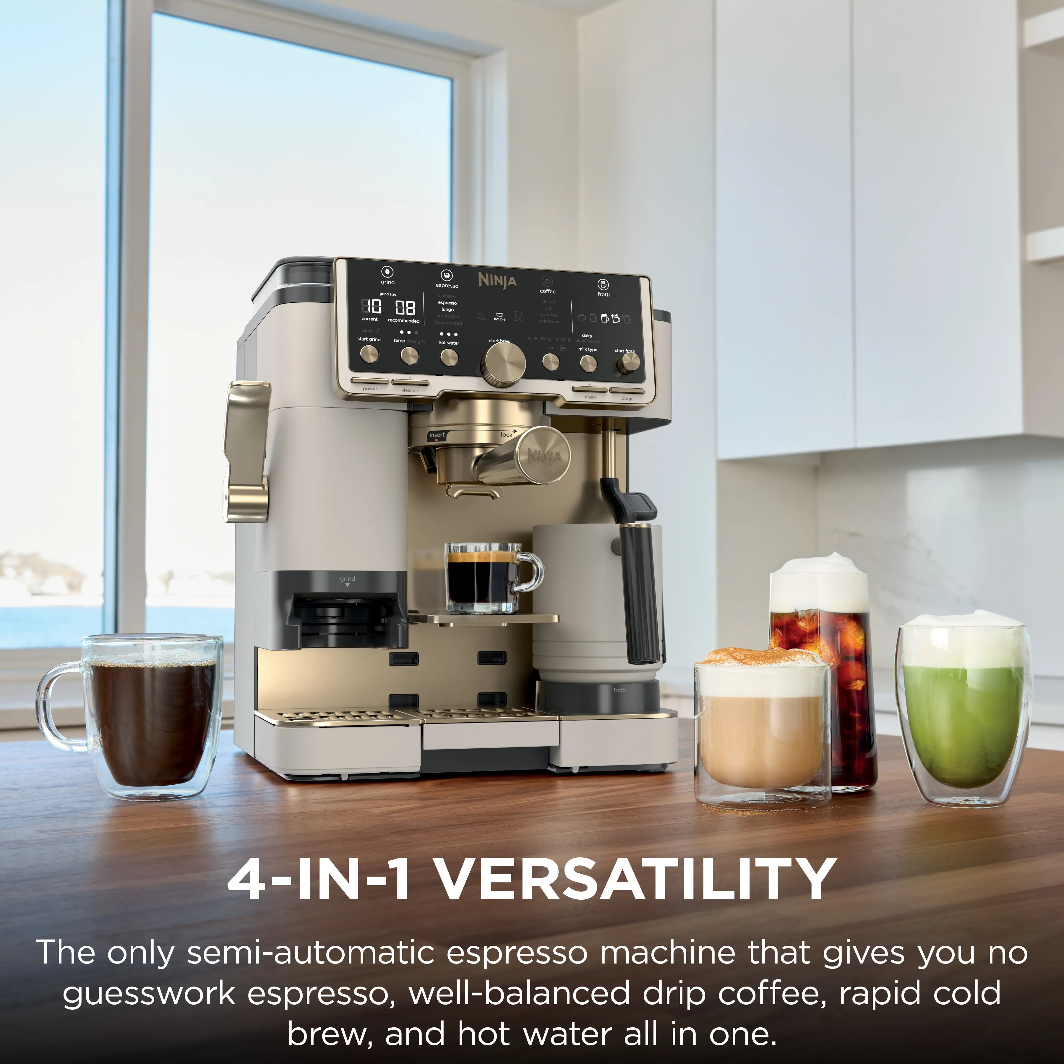 Ninja Luxe Café Pro Limited Edition Espresso Machine in Stone