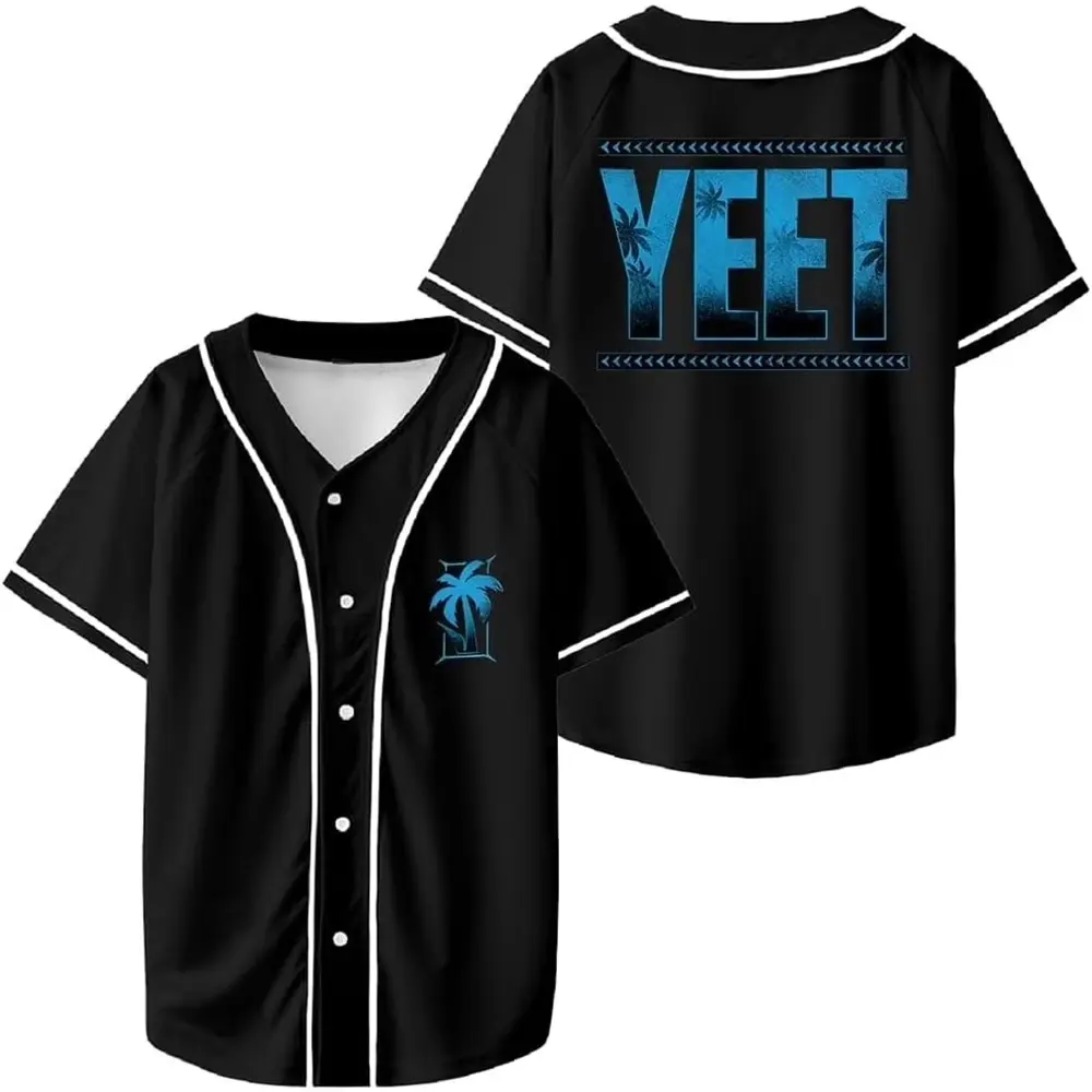 Jey Uso YEET 3D Baseball Jersey Wrestling Fan Shirt HY1682