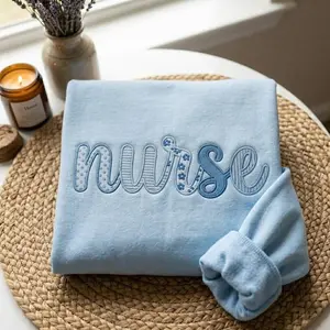 Embroidered Nurse Sweatshirt, Registered Nurse Tee, Floral RN Crewneck, Nurse Graduation Gift, Gift for Nurse
