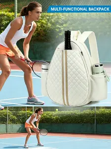 Unisex Tennis Bag, Lightweight Multi-Functional Backpack, Ergonomic Spine Support, Multiple Compartments, Large Capacity, Sports Gear Storage, Tennis Equipment