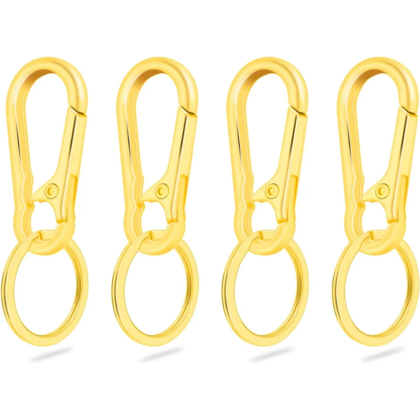 4pcs Keyring Gold