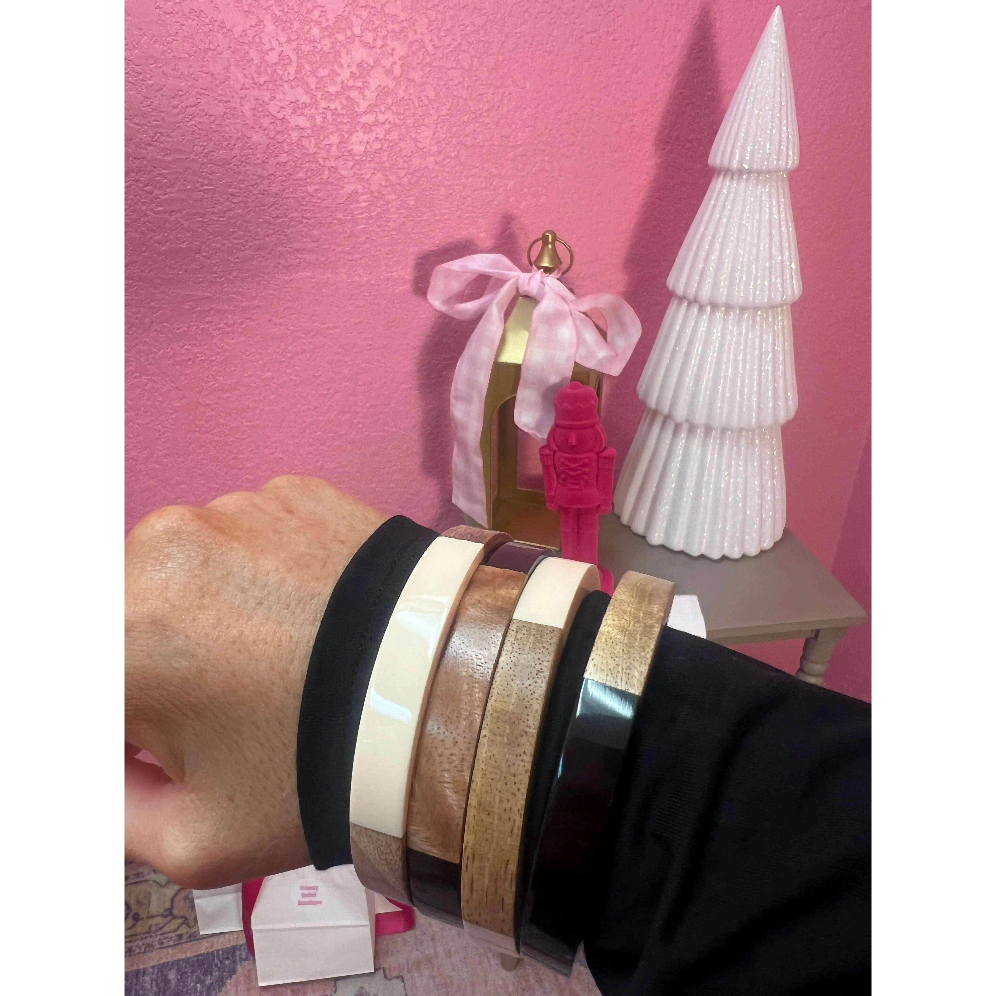 Ivory wooden bangle