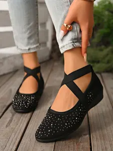 Corkys Closed Wedge Shoes for Women, Stylish Closed Toe Design in Faux Suede, Comfort and Style for Day or Night Wear, Elegant, Classy