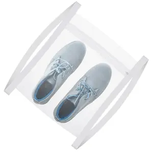 Durable Polyester Dry Bag, Travel Organizer Bag with Elastic Strap and Zipper Closure, Rectangular Design for Shoes and Clothes, Prevents Deformation