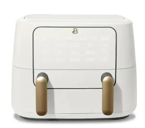 9 QT TriZone Air Fryer, White Icing by Drew Barrymore